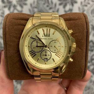 Michael Kors Gold Oversized Bradshaw Watch